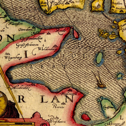 Historical city map  Test product horizontal 3 sizes