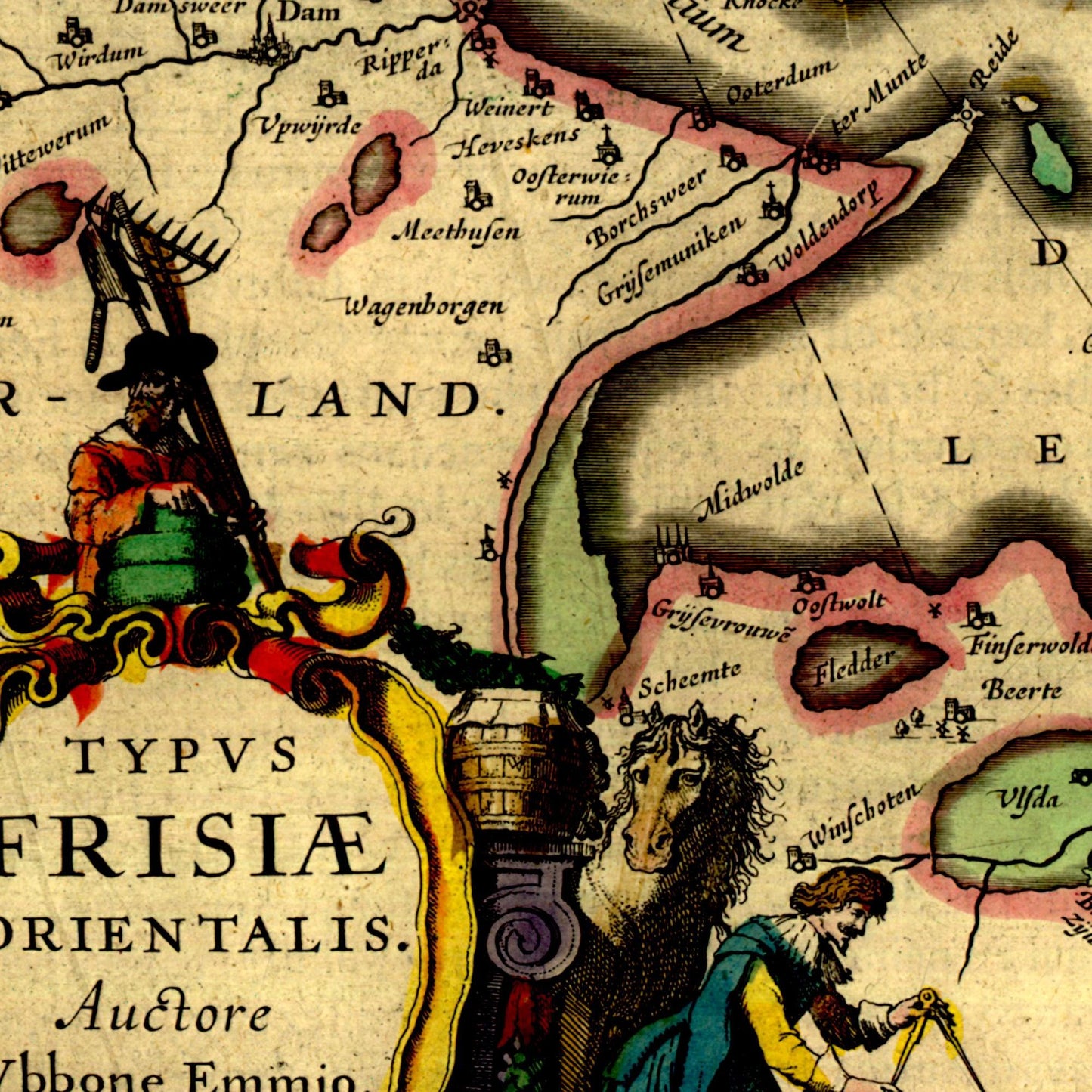 Historical city map  Test product horizontal 3 sizes