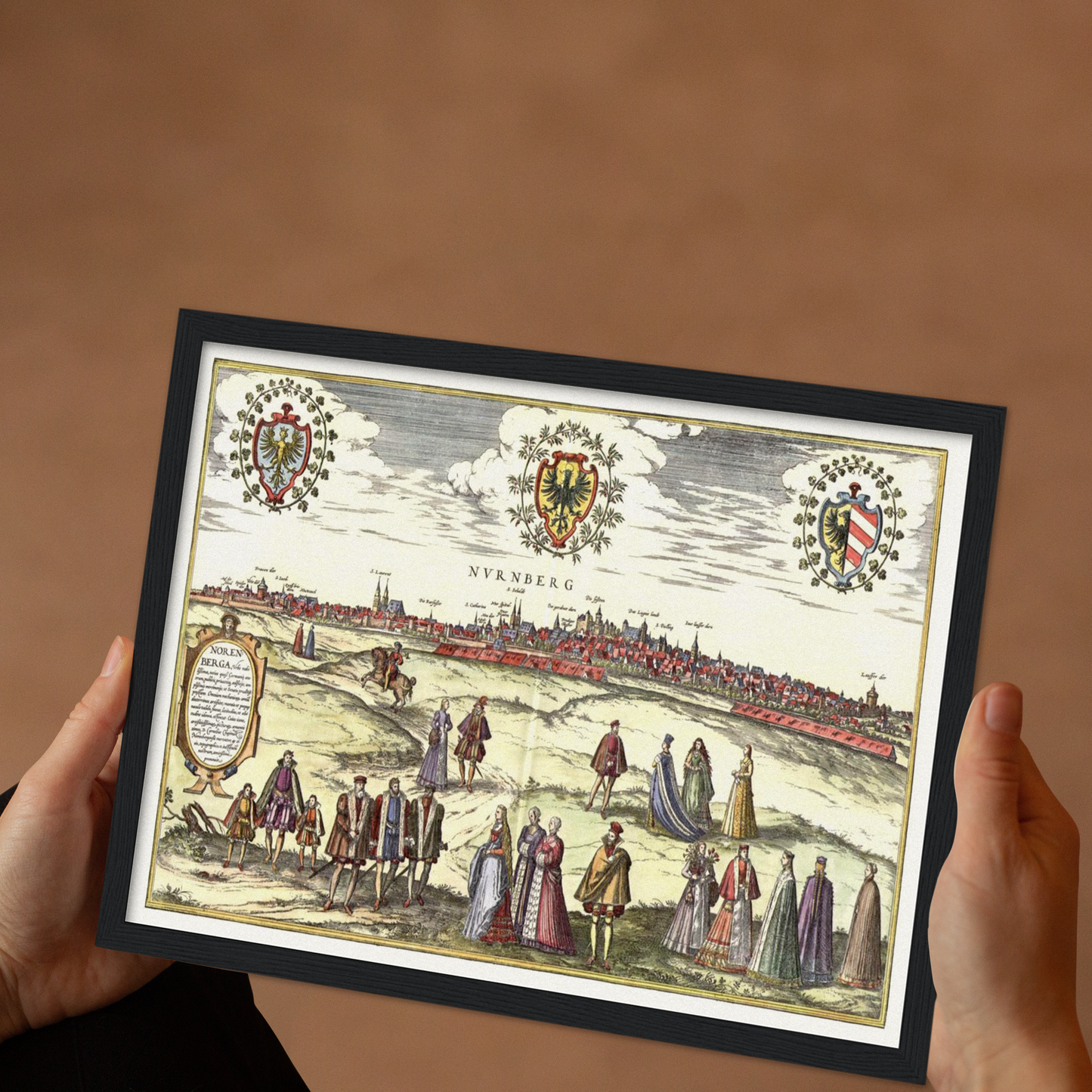 Historische Stadtansicht Nürnberg um 1575