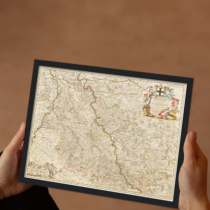 Historical city map  Test product horizontal 3 sizes