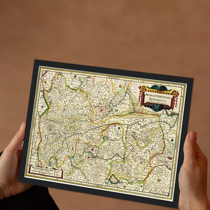 Historical city map  Test product horizontal 3 sizes