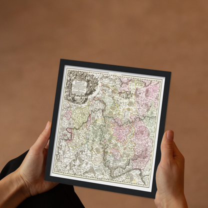 Historical city map  Test product horizontal 3 sizes