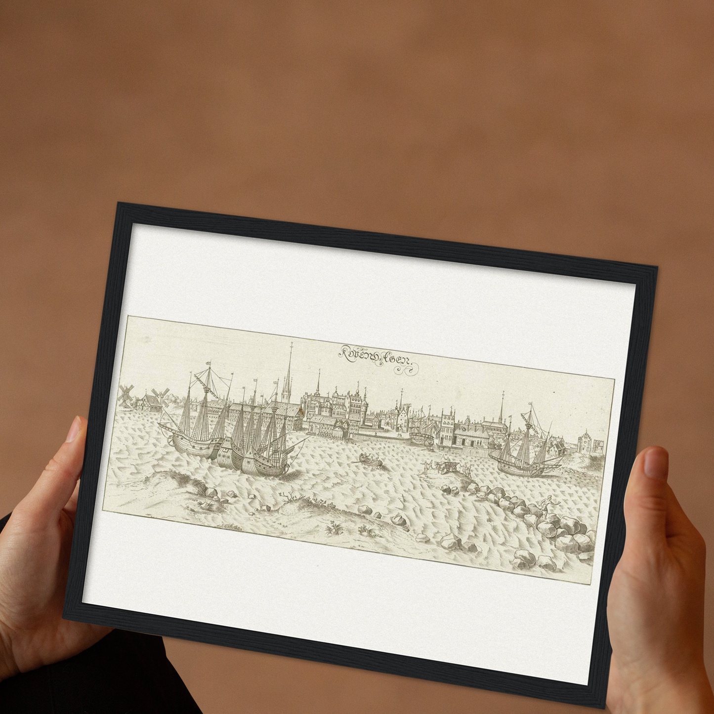 Historical city map  Test product horizontal 3 sizes