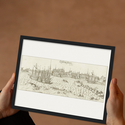 Historical city map  Test product horizontal 3 sizes