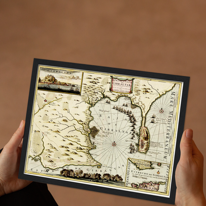 Historical city map  Test product horizontal 3 sizes