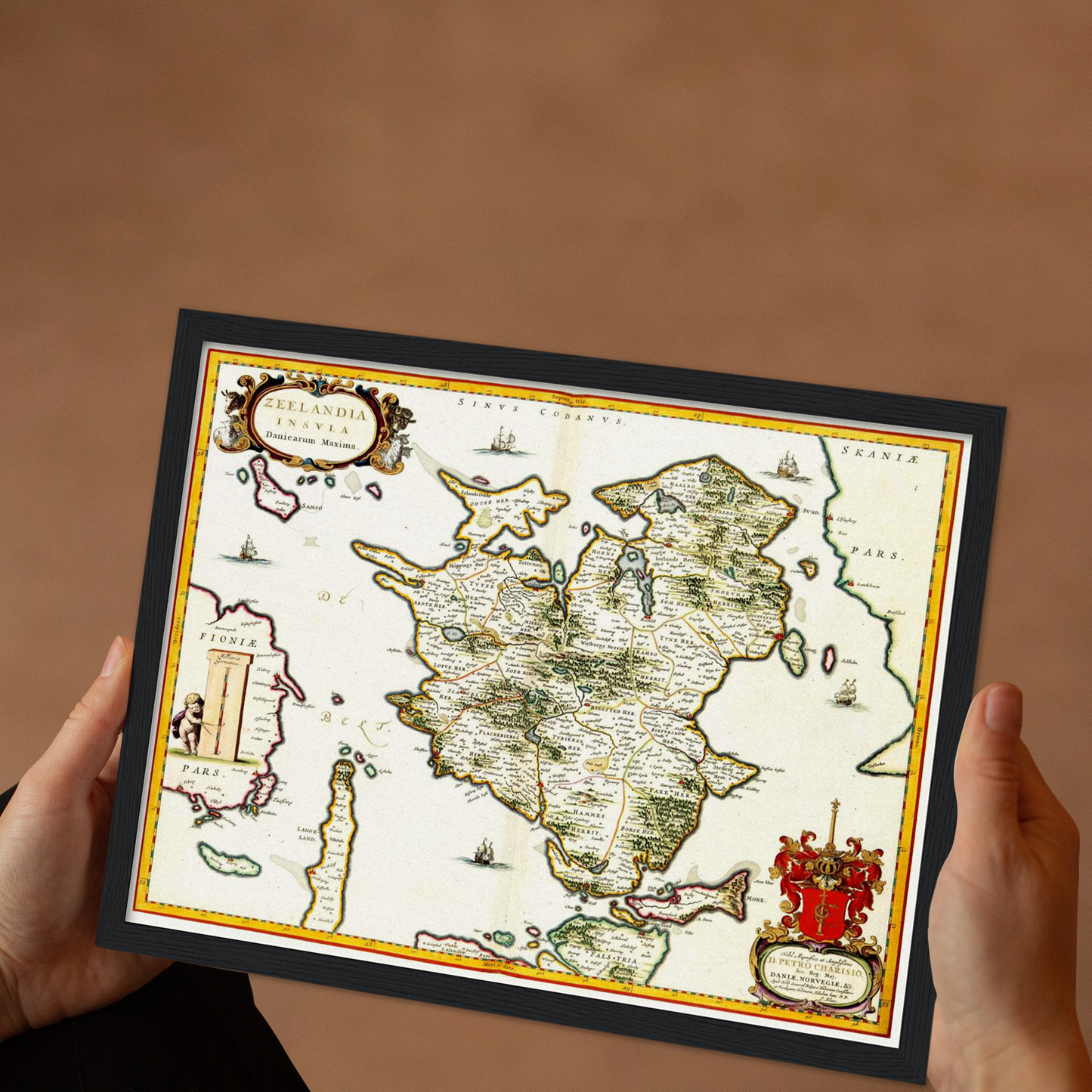 Historical city map  Test product horizontal 3 sizes