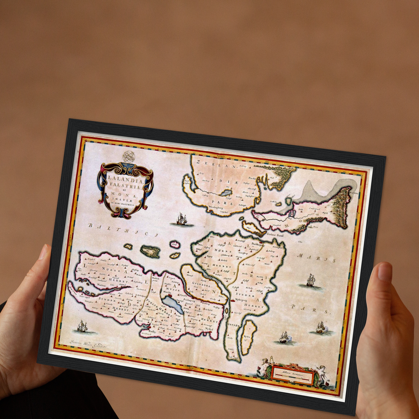 Historical city map  Test product horizontal 3 sizes