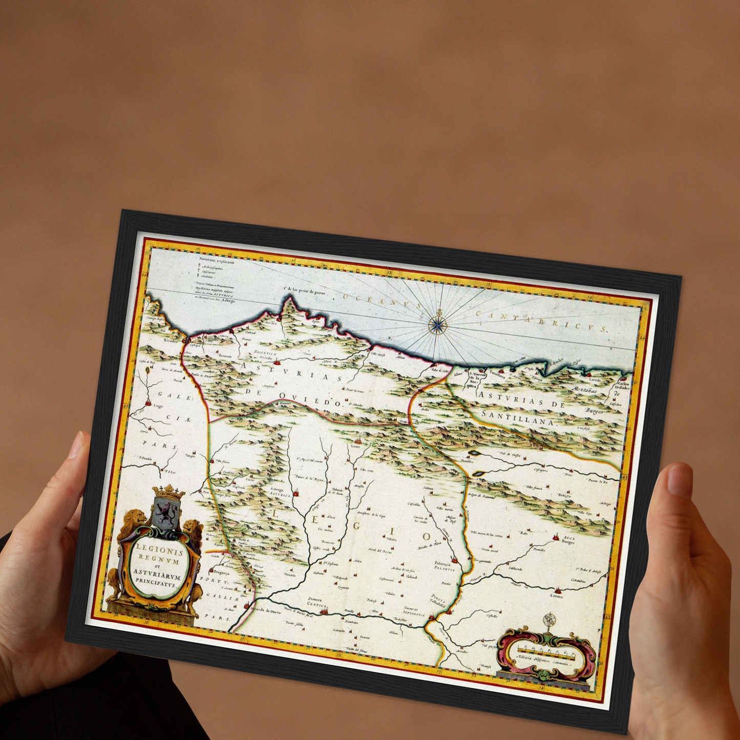 Historical city map  Test product horizontal 3 sizes