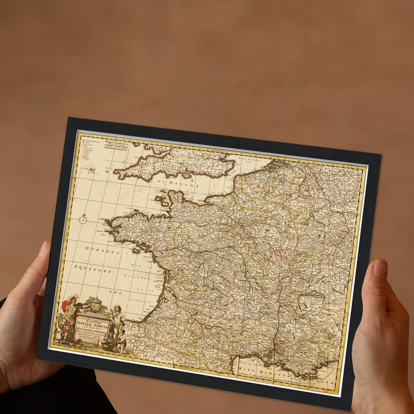 Historical city map  Test product horizontal 3 sizes