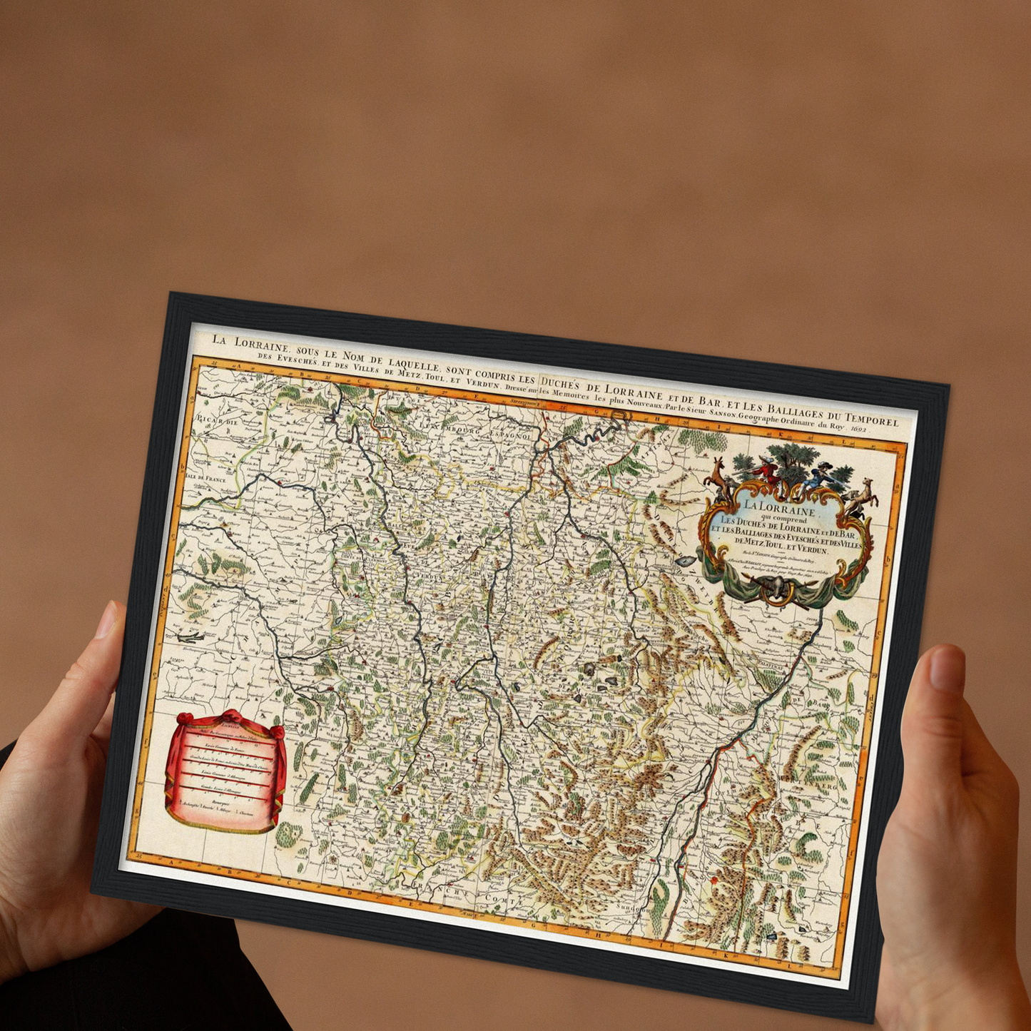 Historical city map  Test product horizontal 3 sizes