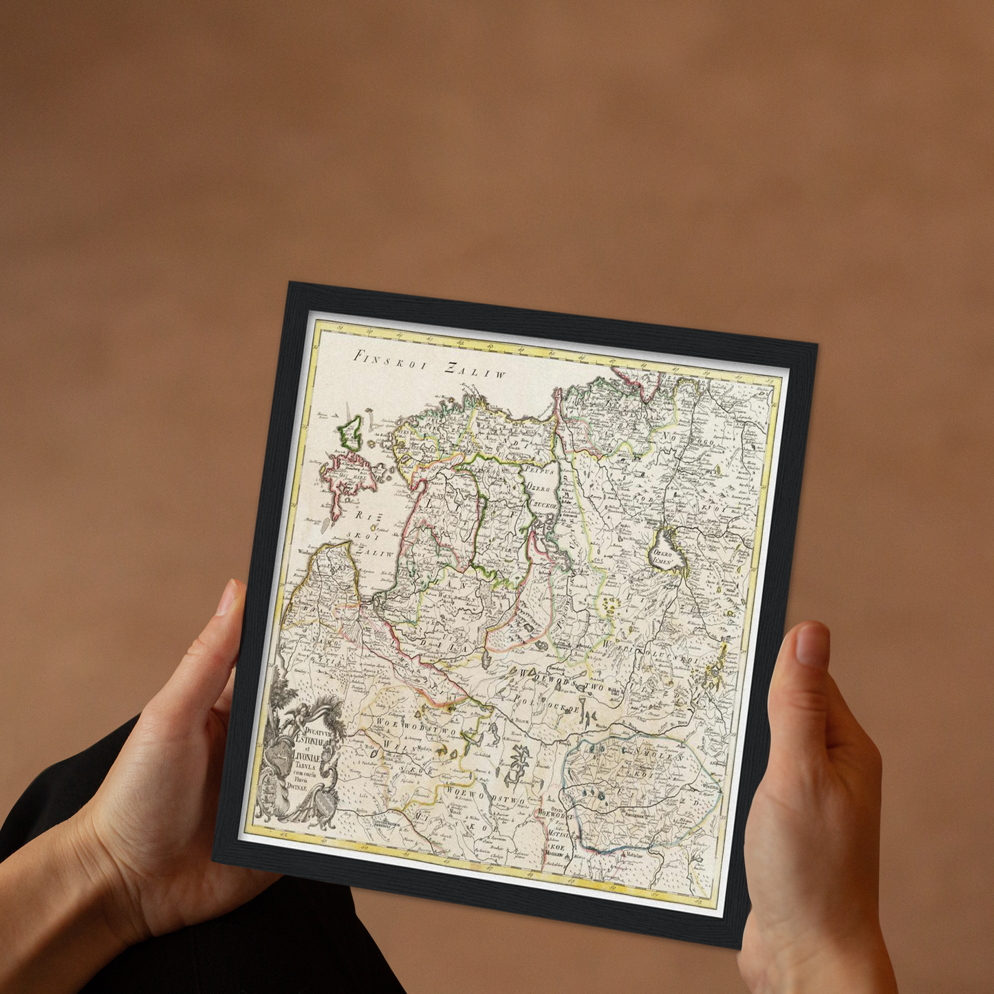 Historical city map  Test product horizontal 3 sizes