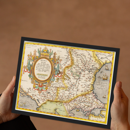 Historical city map  Test product horizontal 3 sizes