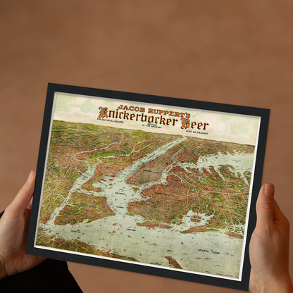 Historical city map  Test product horizontal 3 sizes