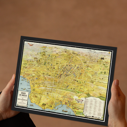 Historical city map  Test product horizontal 3 sizes