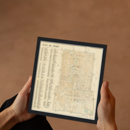 Historical city map  Test product horizontal 3 sizes