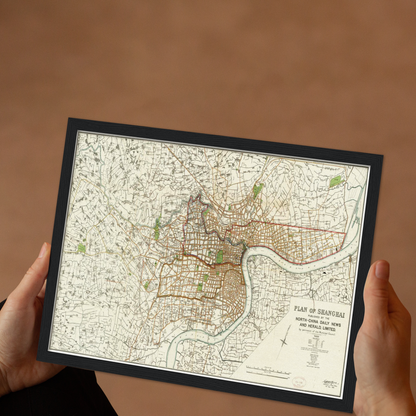 Historical city map  Test product horizontal 3 sizes