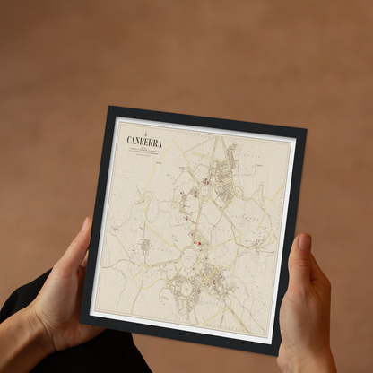 Historical city map  Test product horizontal 3 sizes