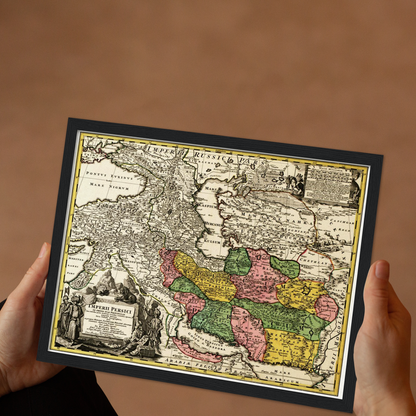 Historical city map  Test product horizontal 3 sizes