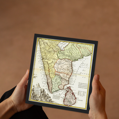 Historical city map  Test product horizontal 3 sizes