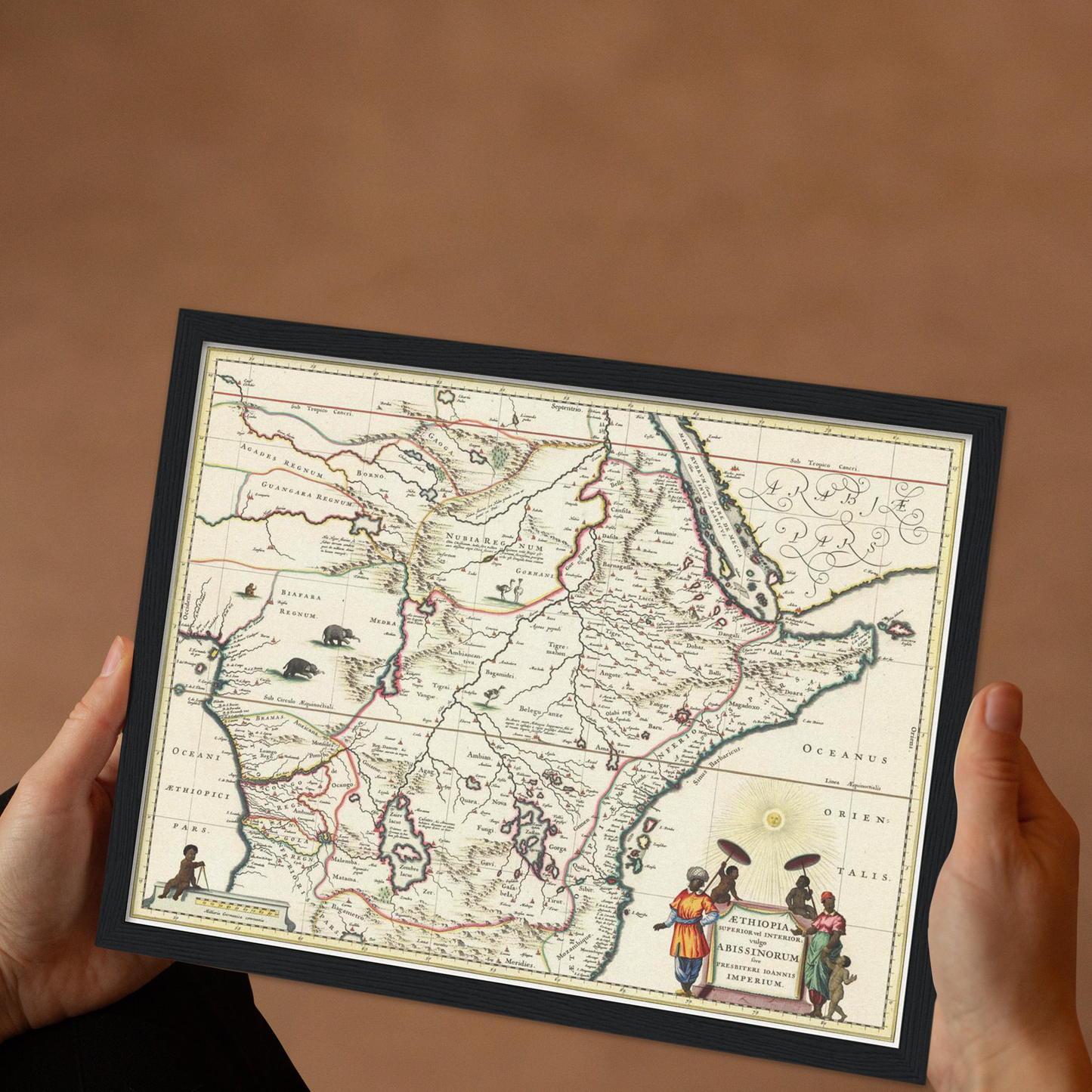 Historical city map  Test product horizontal 3 sizes