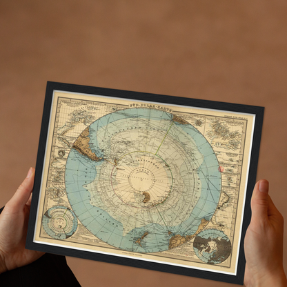 Historical city map  Test product horizontal 3 sizes