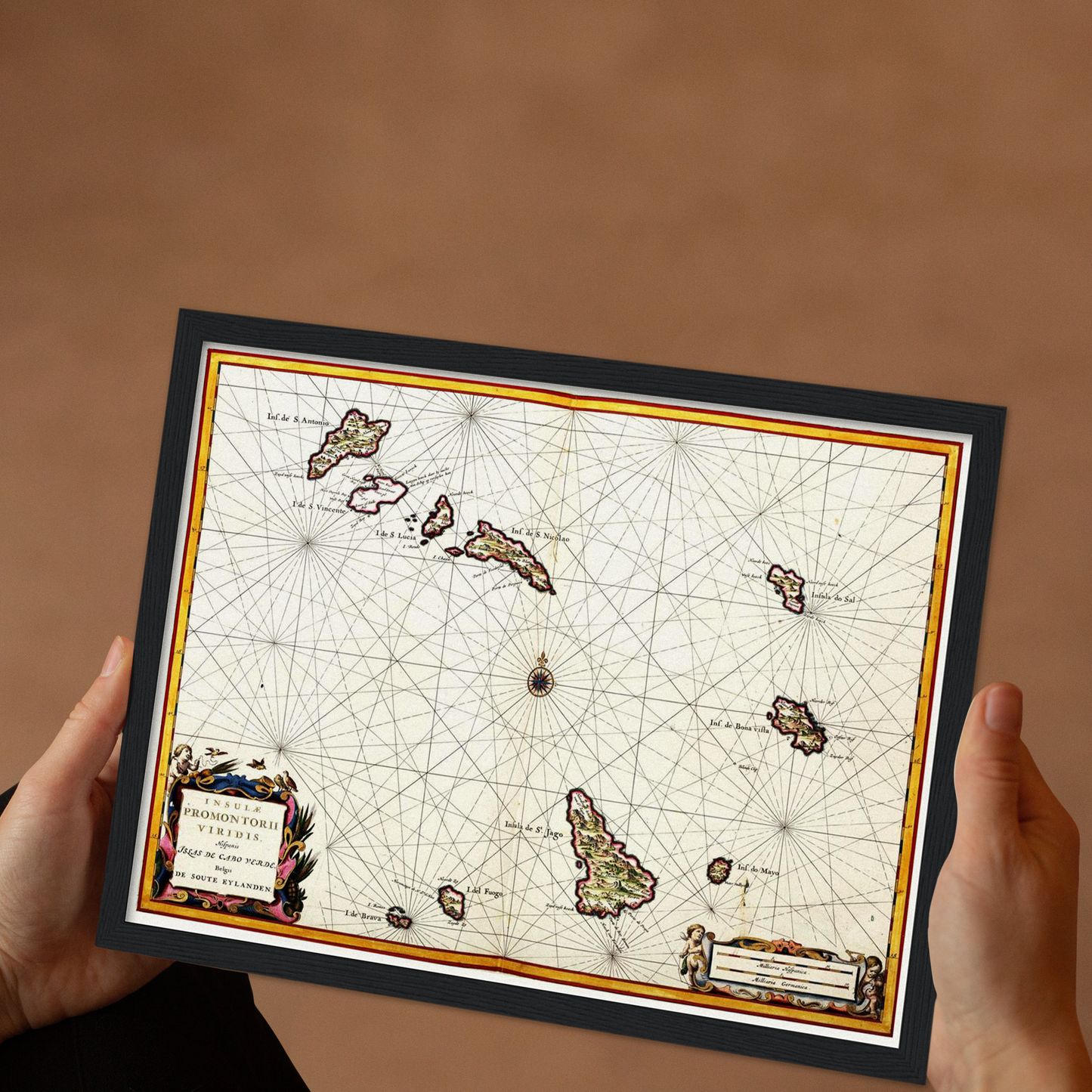 Historical city map  Test product horizontal 3 sizes