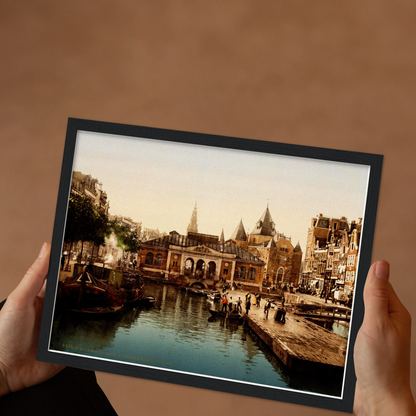 Amsterdam Fischmarkt um 1895