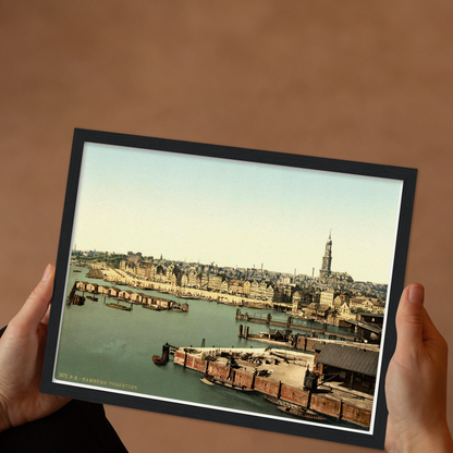 Hamburger Hafen um 1895