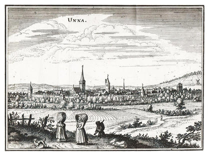 Historical city map  Test product horizontal 3 sizes