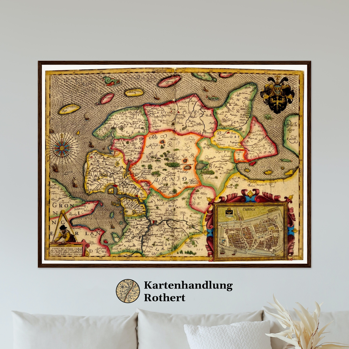 Historical city map  Test product horizontal 3 sizes