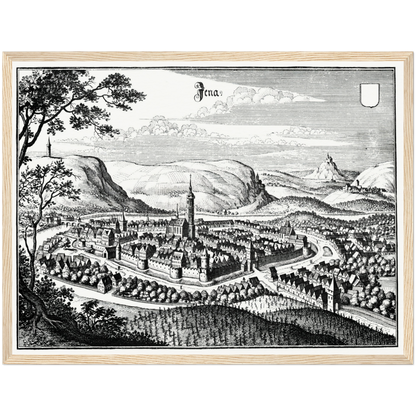 Historical city map  Test product horizontal 3 sizes