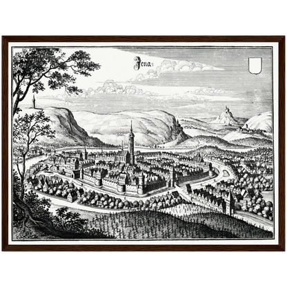 Historical city map  Test product horizontal 3 sizes