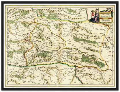 Historical city map  Test product horizontal 3 sizes