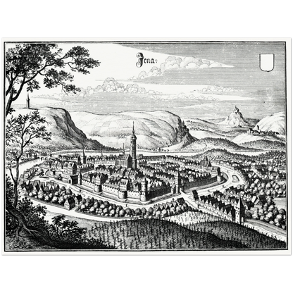 Historical city map  Test product horizontal 3 sizes