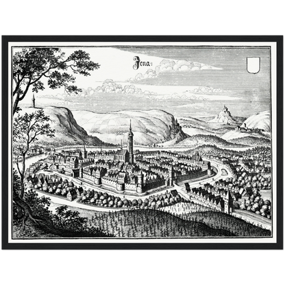 Historical city map  Test product horizontal 3 sizes