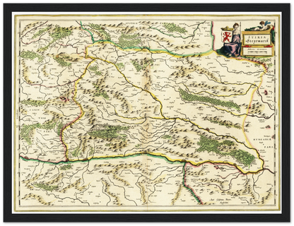 Historical city map  Test product horizontal 3 sizes