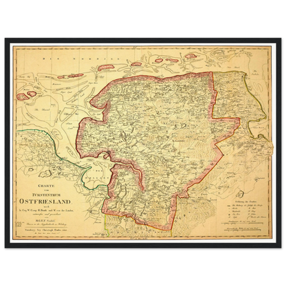 Historical city map  Test product horizontal 3 sizes