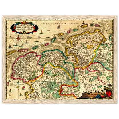 Historical city map  Test product horizontal 3 sizes