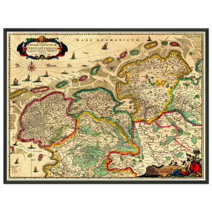 Historical city map  Test product horizontal 3 sizes