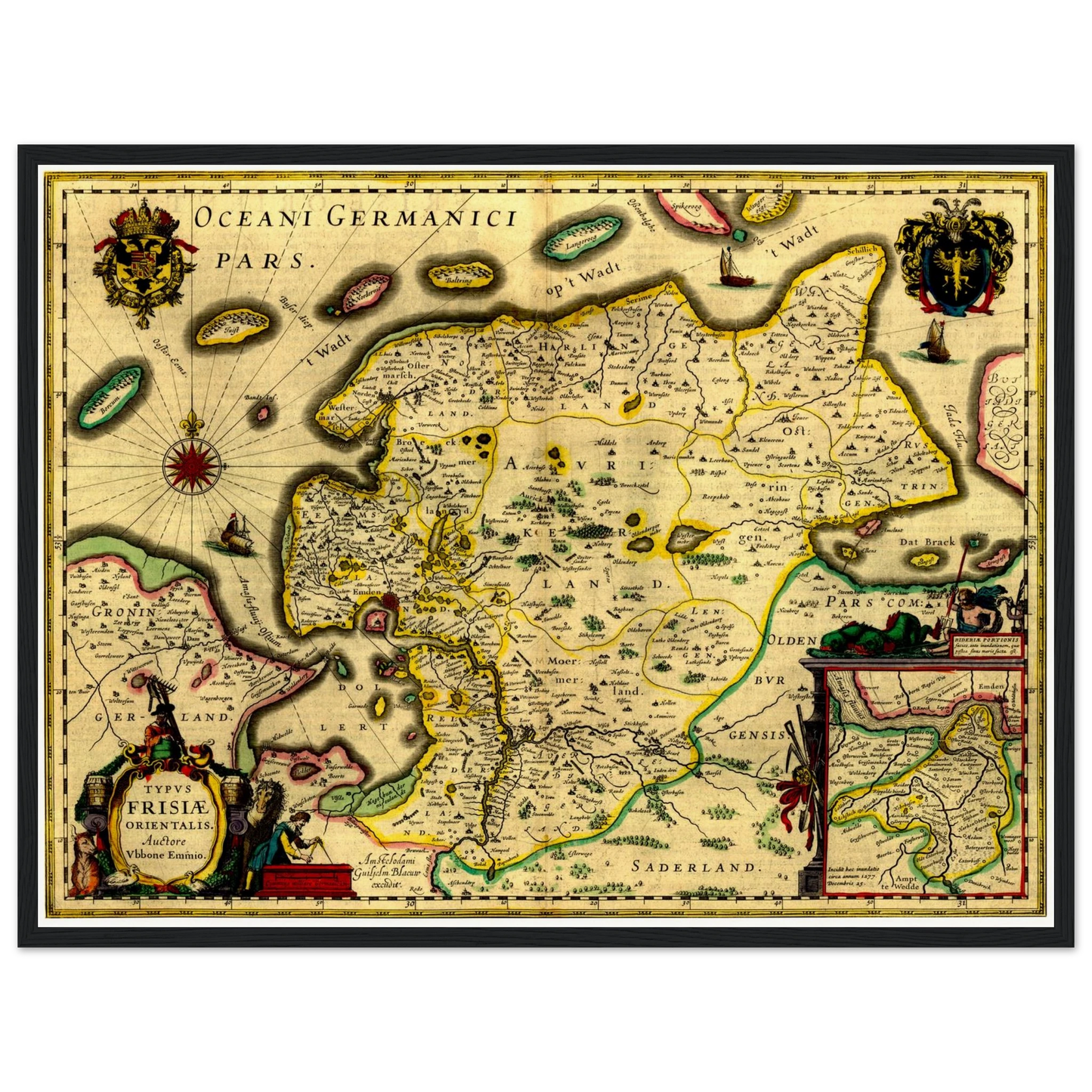 Historical city map  Test product horizontal 3 sizes