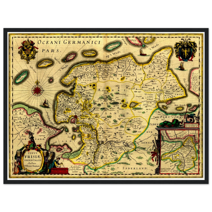 Historical city map  Test product horizontal 3 sizes