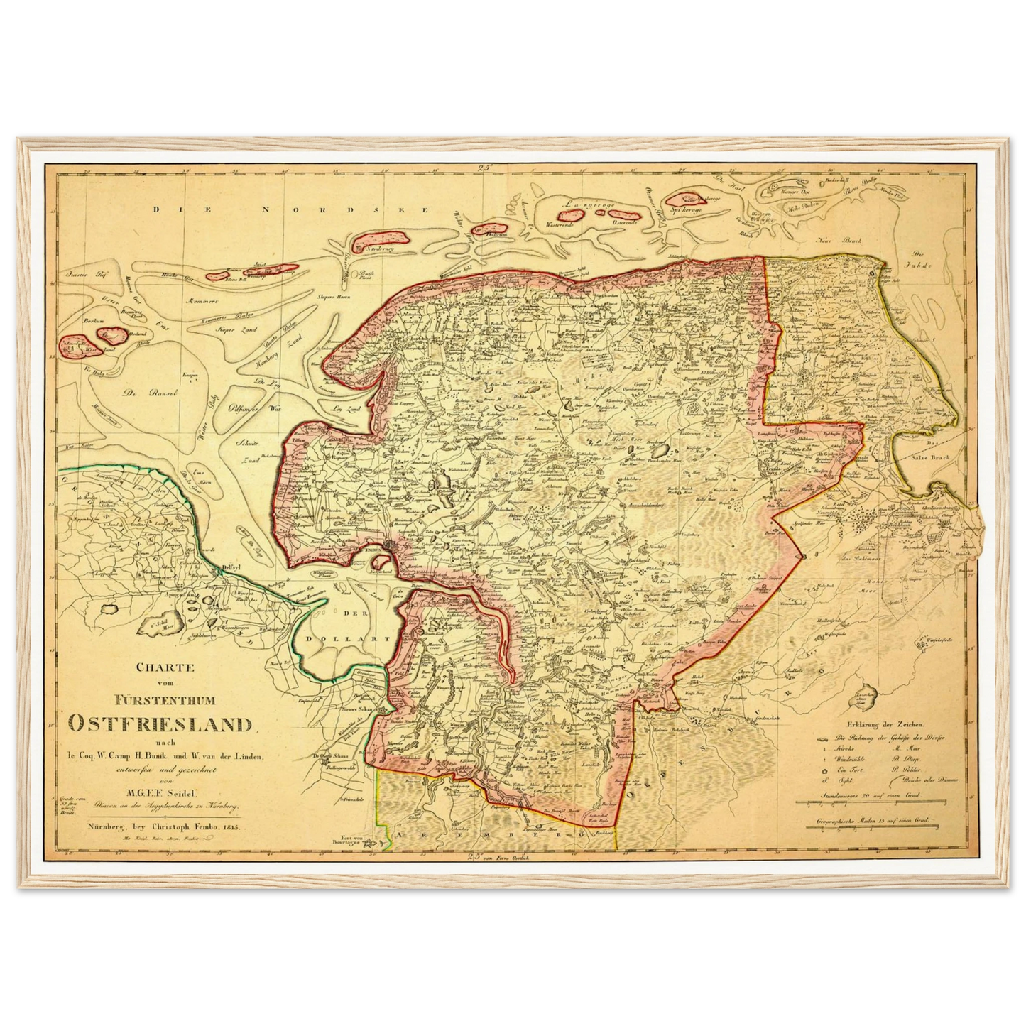 Historical city map  Test product horizontal 3 sizes