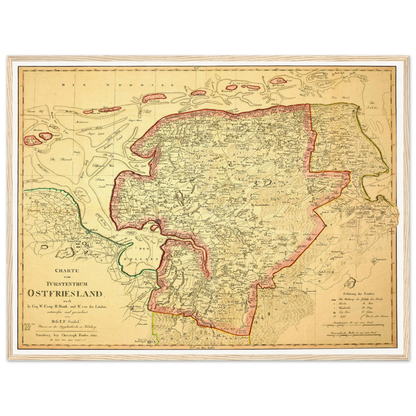 Historical city map  Test product horizontal 3 sizes