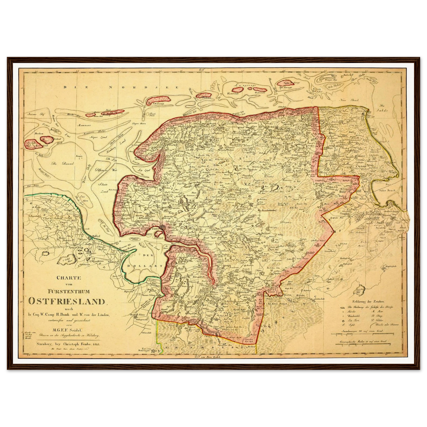 Historical city map  Test product horizontal 3 sizes