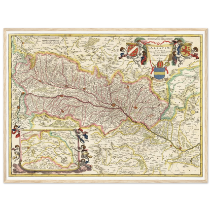 Historical city map  Test product horizontal 3 sizes