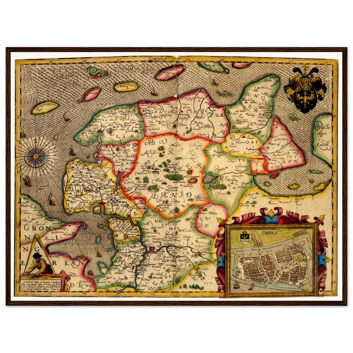 Historical city map  Test product horizontal 3 sizes