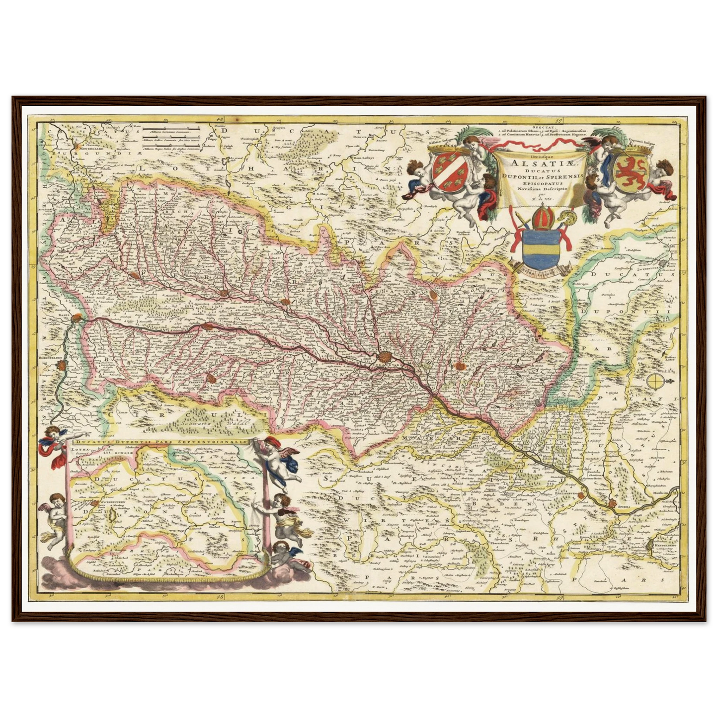 Historical city map  Test product horizontal 3 sizes