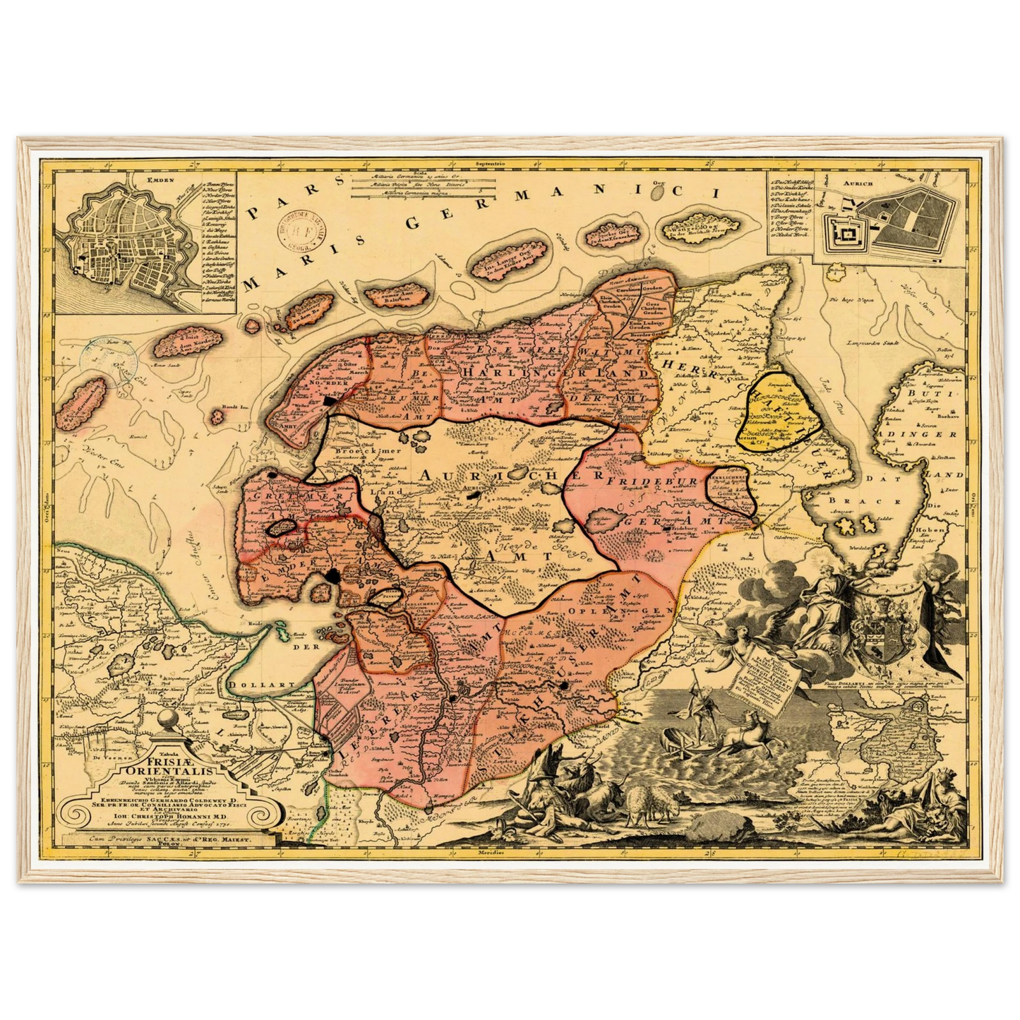 Historical city map  Test product horizontal 3 sizes