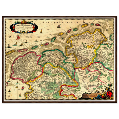 Historical city map  Test product horizontal 3 sizes