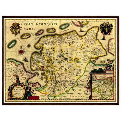 Historical city map  Test product horizontal 3 sizes